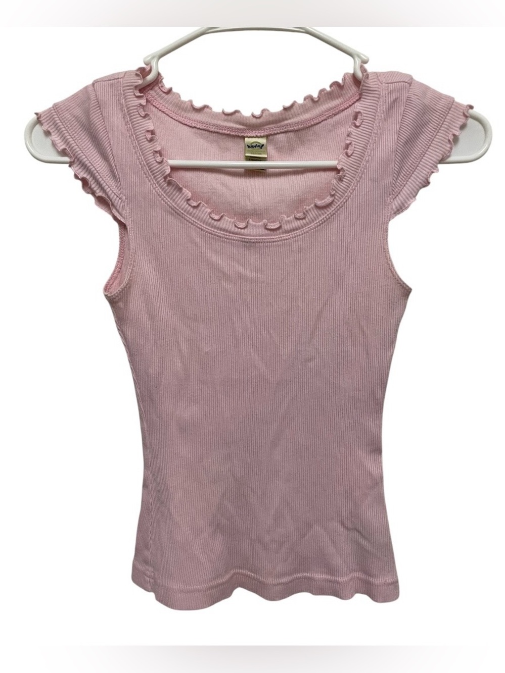 Y2K vintage kavio pink baby tee